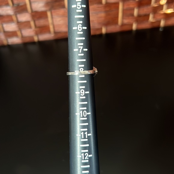 Blue topaz heart marquis ring - Picture 8 of 12